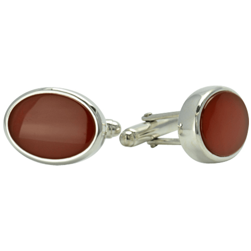 Carnelian Cremation Cufflinks